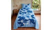 Rayon Bedsheet Hand Painted Single Size 